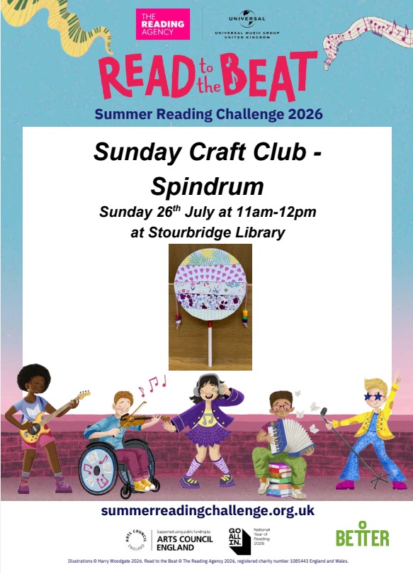 Stourbridge Library - Summer Reading Challenge: Spin Drum